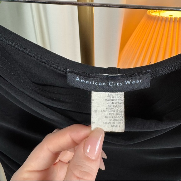 Vintage Y2K Strapless Ruched Wide Leg Culotte Capri Drop-Waist Jumpsuit sz Small - Picture 7 of 10